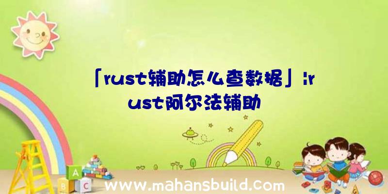 「rust辅助怎么查数据」|rust阿尔法辅助